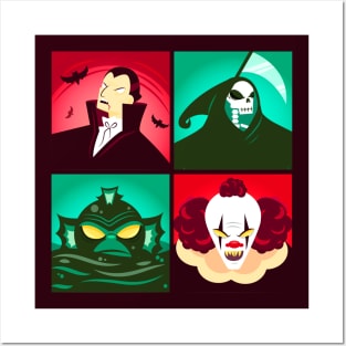 Halloween Core Four Posters and Art